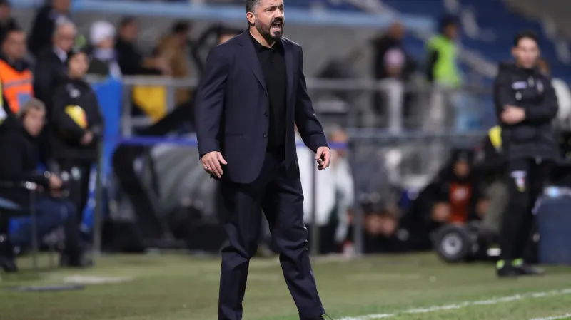Gattuso na lavičce Neapole proti Sassuolu
