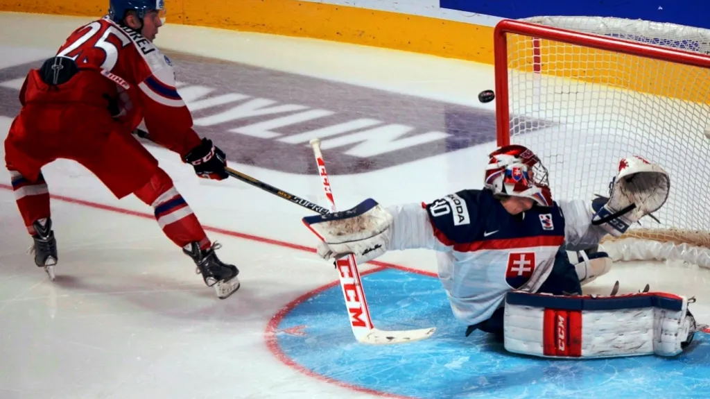 Čtvrtfinále MS Česko "20" - Slovensko "20"