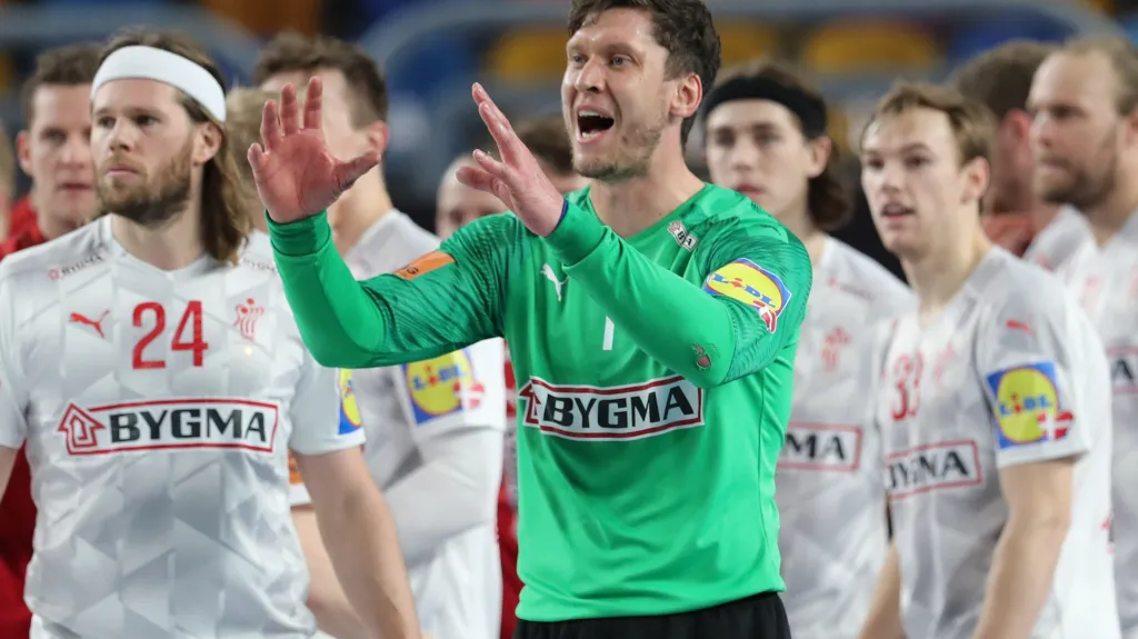 Dánská opora v brance Niklas Landin Jacobsen