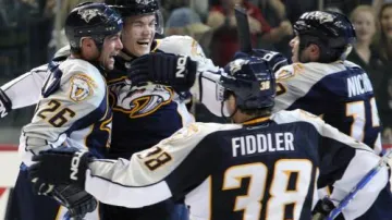 Radost hráčů Nashvillu