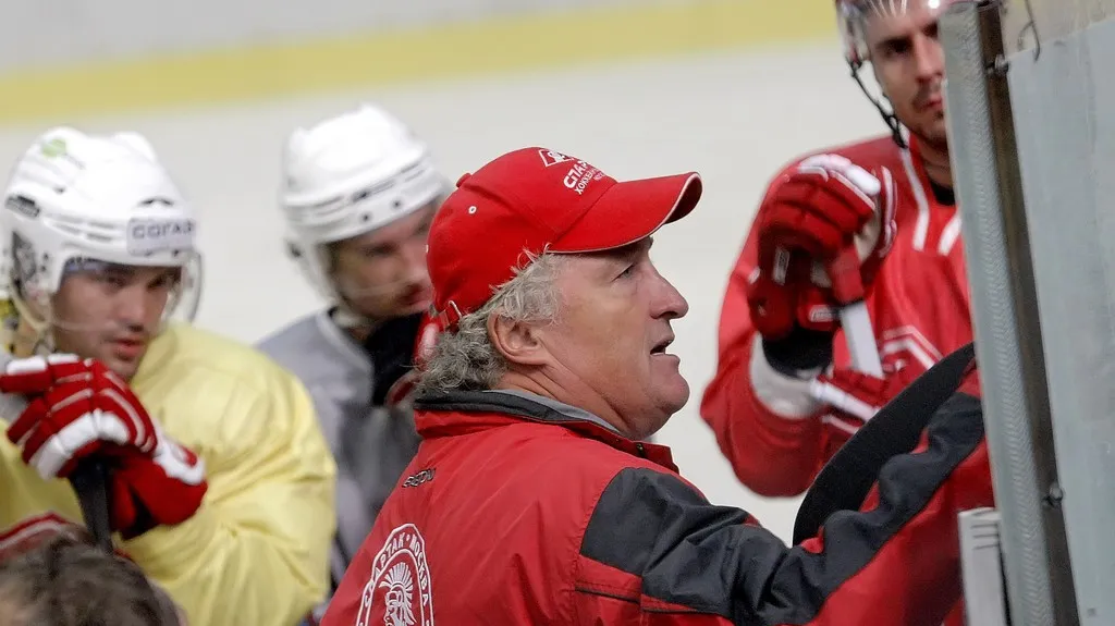 Miloš Říha ještě jako trenér Spartaku