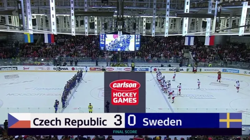 Sestřih utkání Česko - Švédsko
