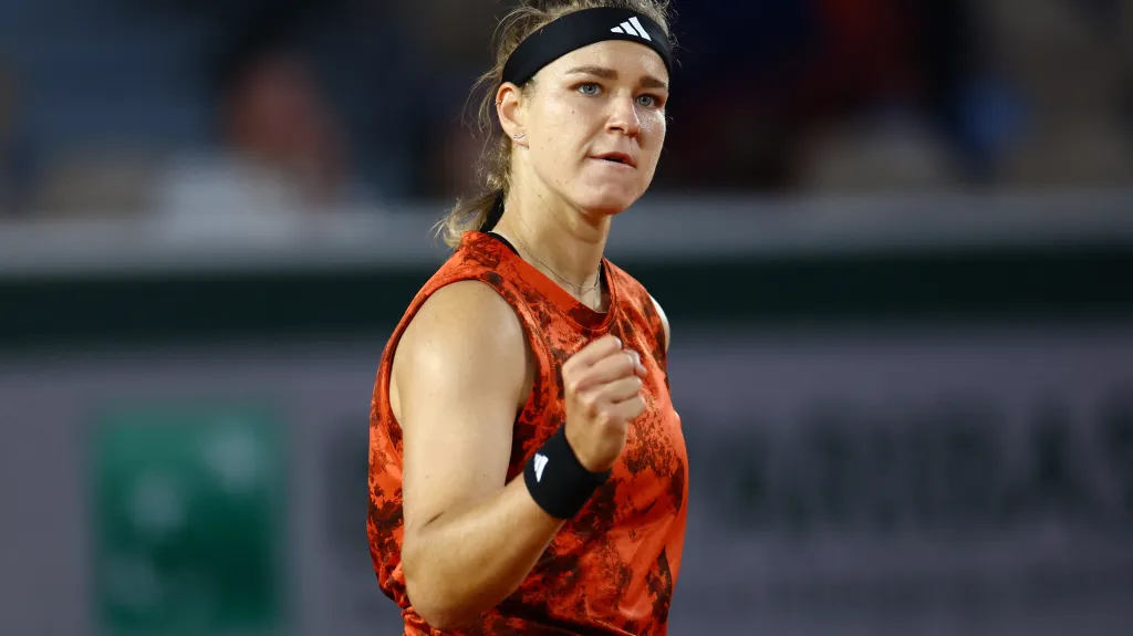 Karolína Muchová se raduje z postupu na Roland Garros