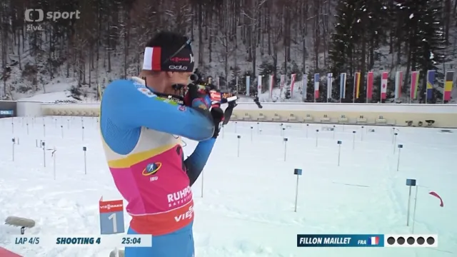 Sestřih stíhačky biatlonistů SP v Ruhpoldingu