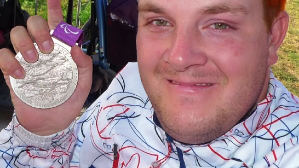 David Drahonínský a jeho druhá paralympijská medaile