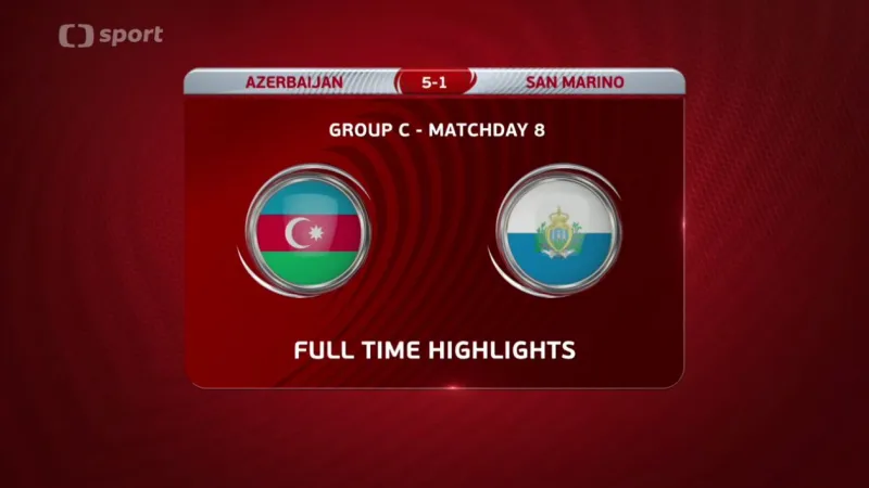 Sestřih utkání Ázerbájdžán - San Marino