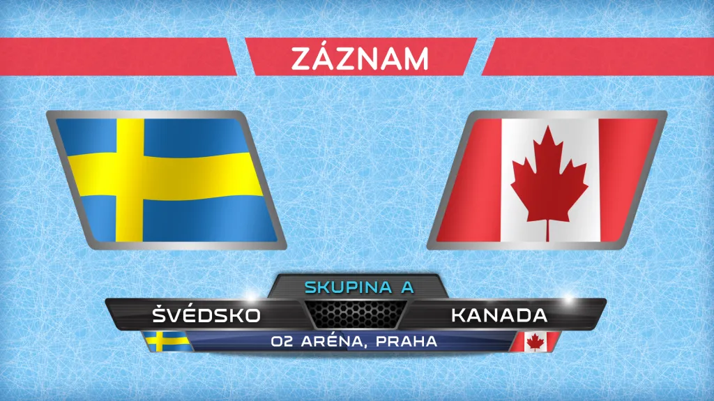 Záznam utkání Švédsko - Kanada