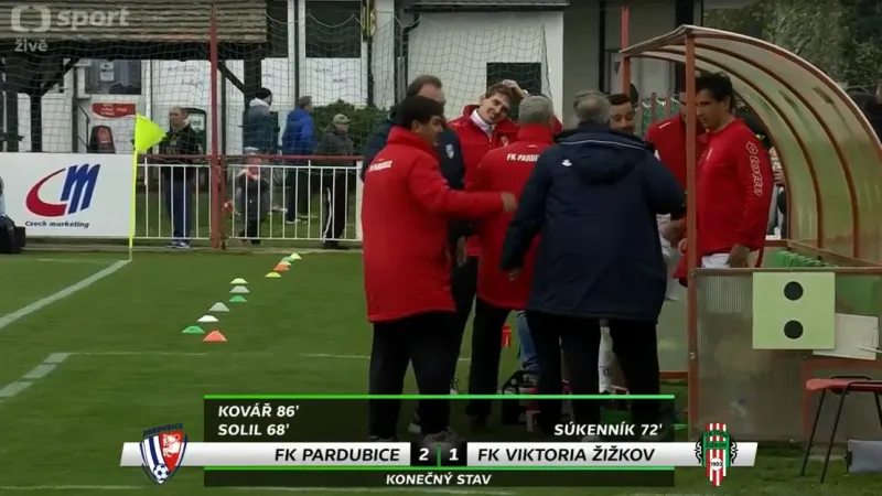 Sestřih utkání Pardubice - Žižkov