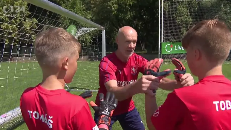 Šilhavý nahradil Čecha na jeho fotbalové školičce