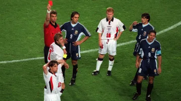 Vzpomínka na osmifinále MS 1998 Argentina – Anglie