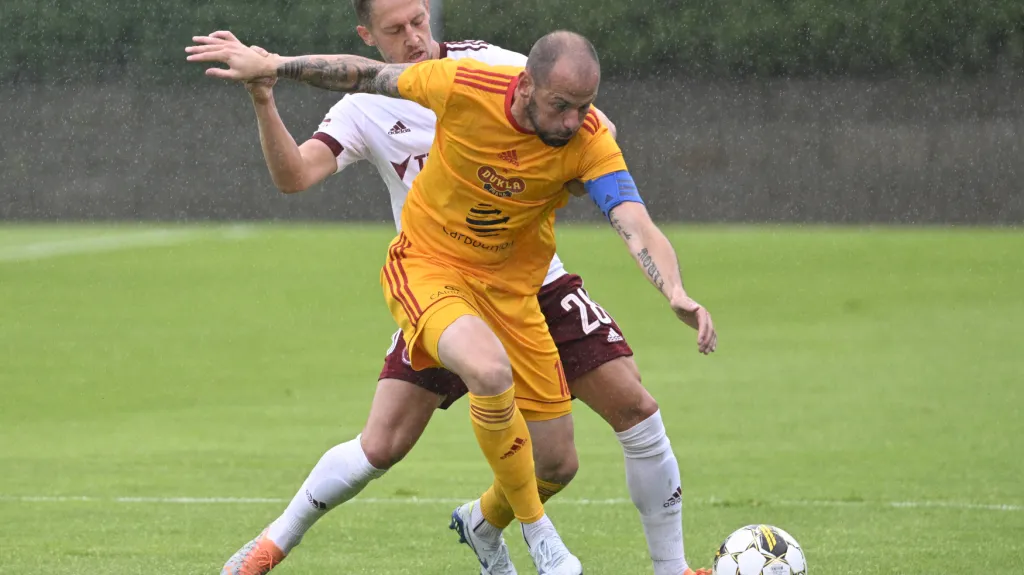 Sparta - Dukla, Tomáš Wiesner a Pavel Moulis