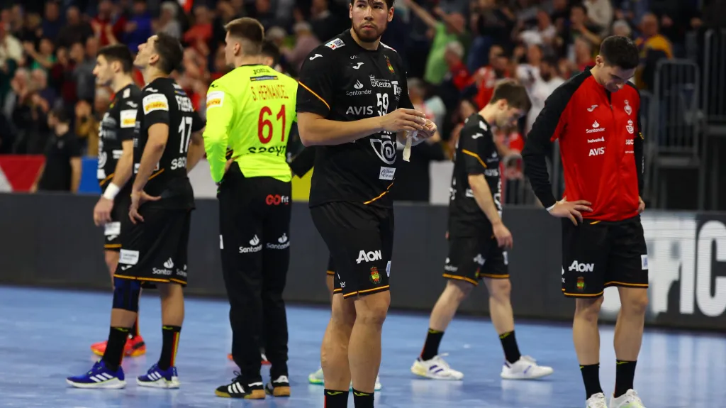 Zklamaní házenkáři Španělska