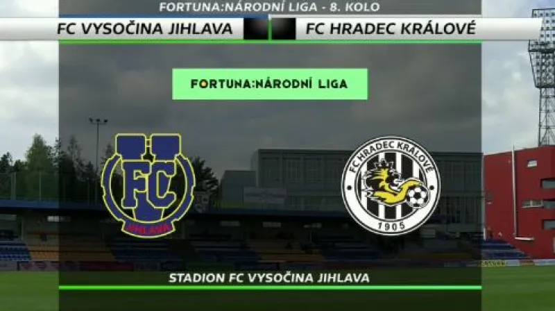 Sestřih utkání Jihlava - Hradec Králové