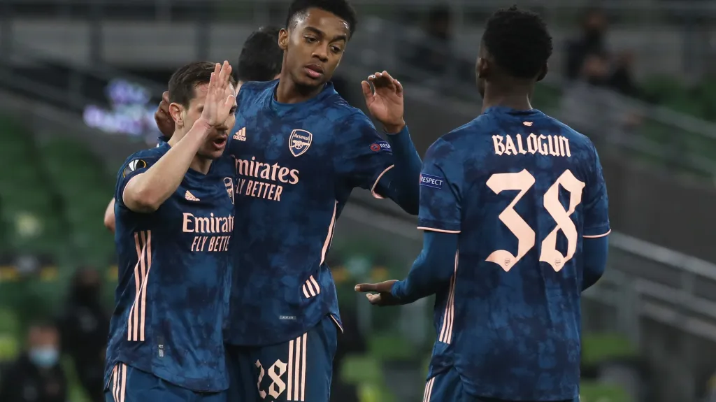 Radost hráčů Arsenalu