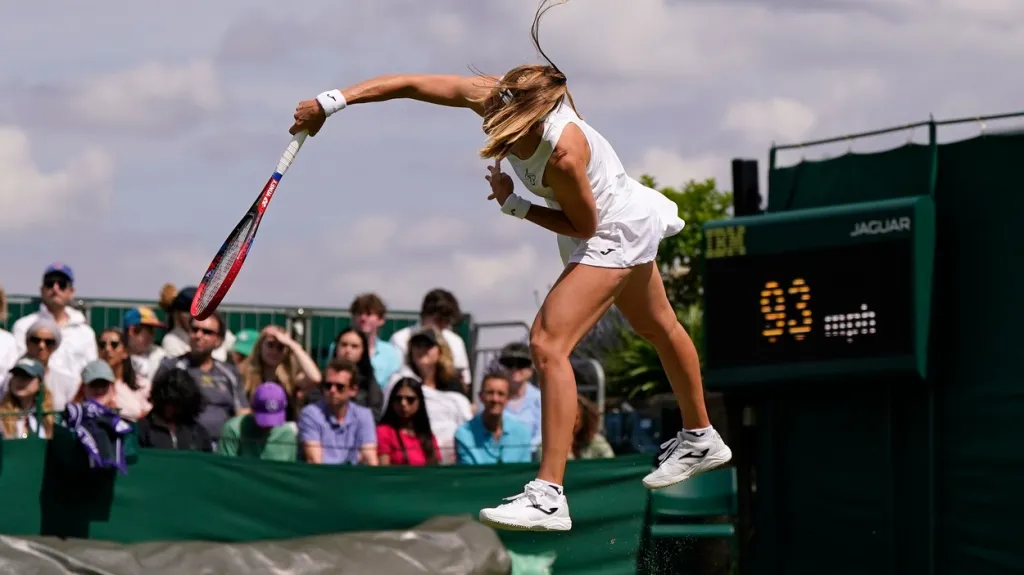 Marie Bouzková na Wimbledonu