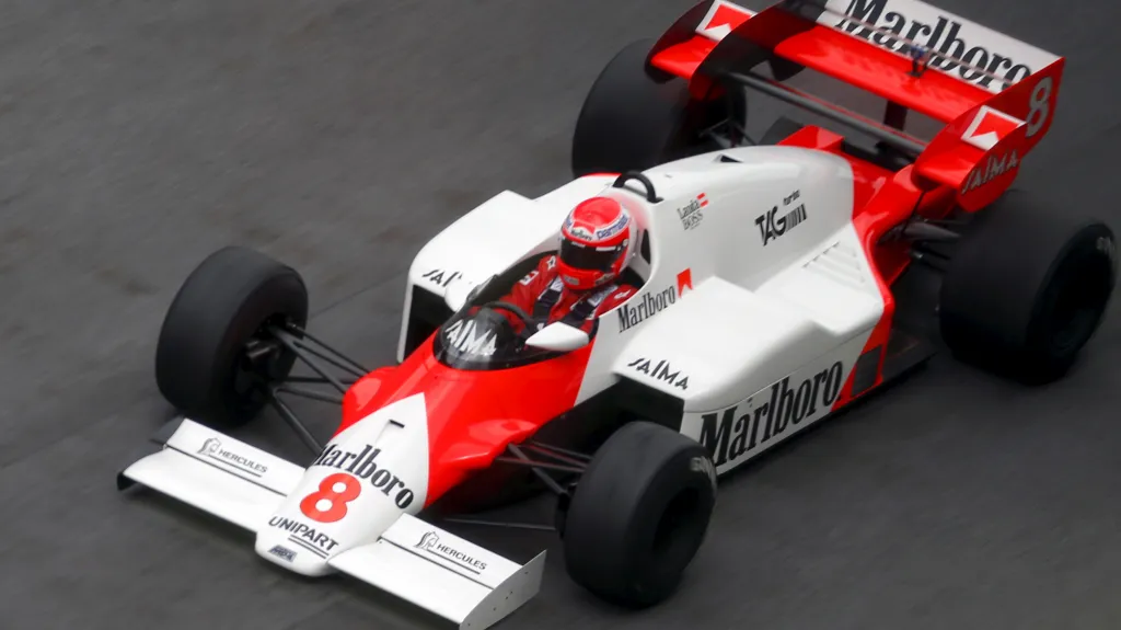 Niki Lauda v McLarenu MP4/2