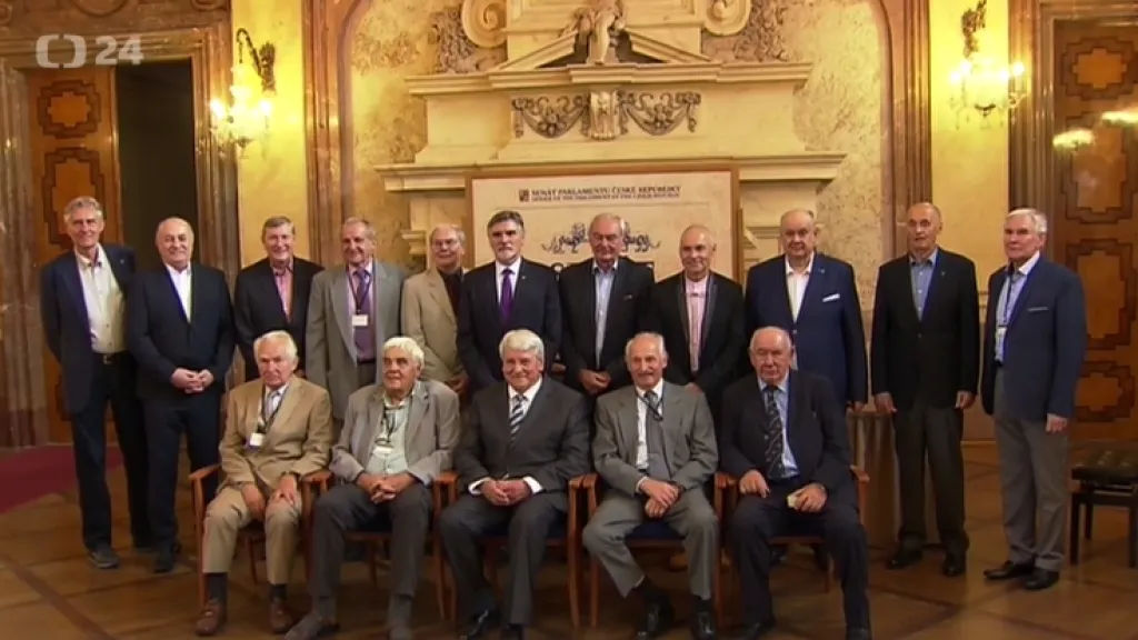 V Senátu se sešli volejbaloví mistři světa