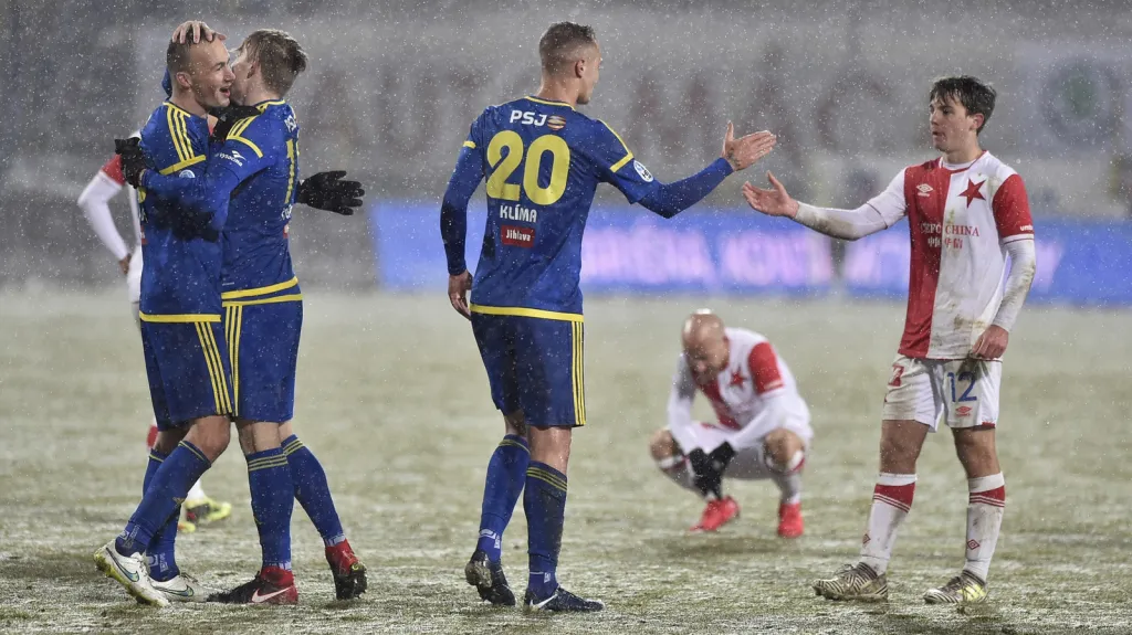 Promrzlý fotbal na Vysočině