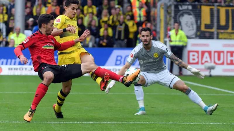 Utkání Freiburg - Dortmund