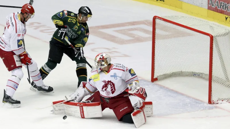 Utkání Karlovy Vary - Oceláři Třinec