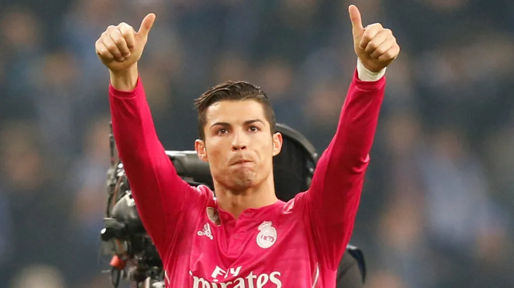 Spokojený Cristiano Ronaldo z Realu Madrid