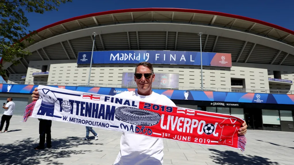 Fanoušek před finále Ligy mistrů