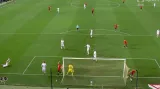 Gól v utkání Španělsko – Česko: Sarabia - 2:0 (75. min.)