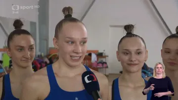 Moderní gymnastky ladí formu na ME