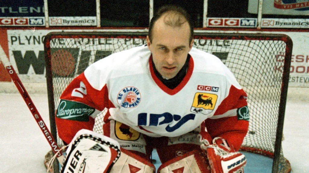 Ladislav Blažek v dresu Slavie