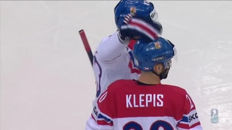 Gól v utkání Dánsko - Česko: Klepiš - 0:1 (5. min.)