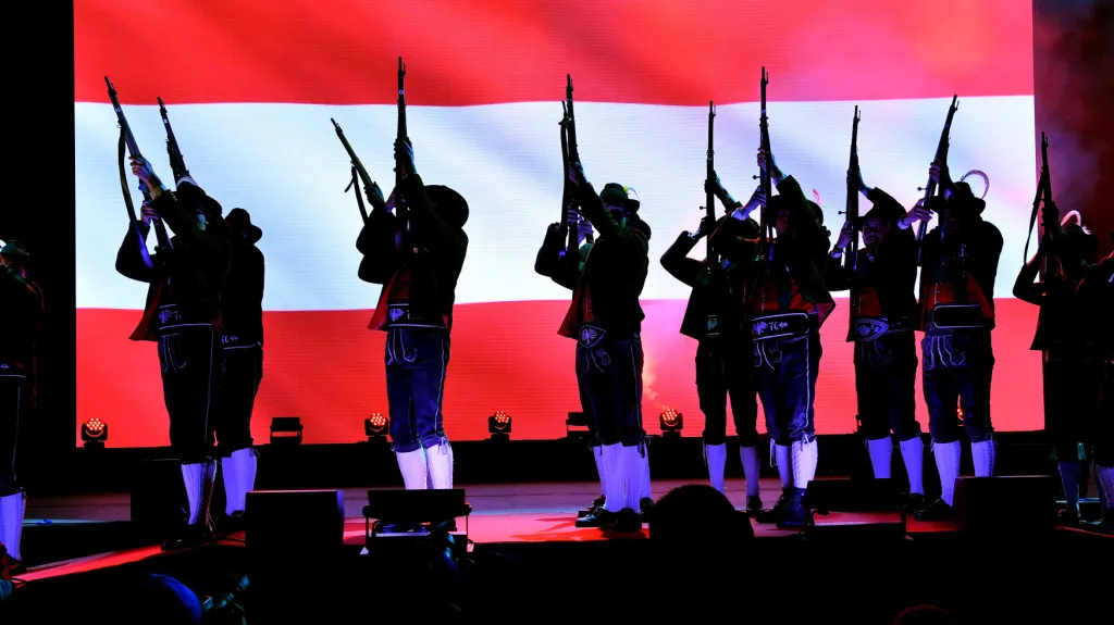 Slavnostní zahájení biatlonového MS v Hochfilzenu