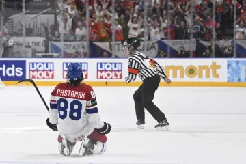 David Pastrňák po zlatém gólu