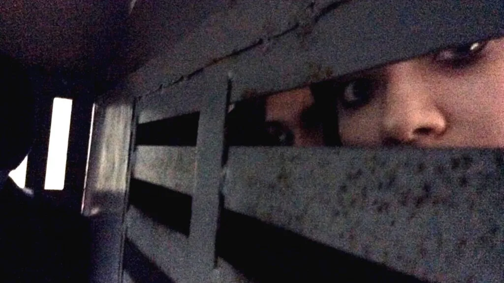 Fotografie Aljochinové z policejního vozu