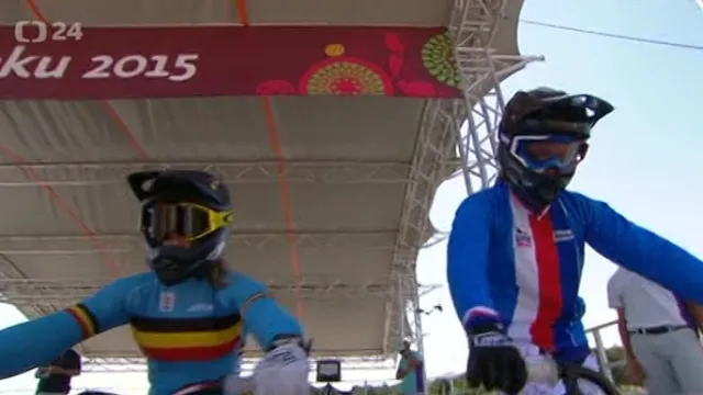 Hladíková vybojovala na Evropských hrách v BMX bronz