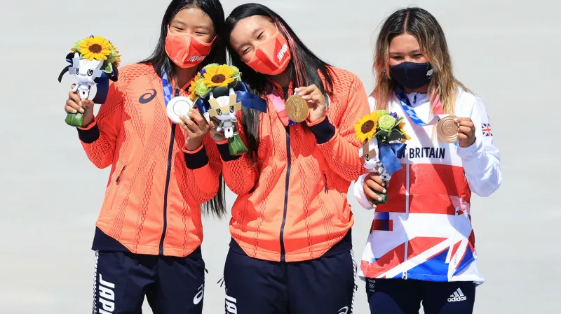 Medailistky ze skateboardingu