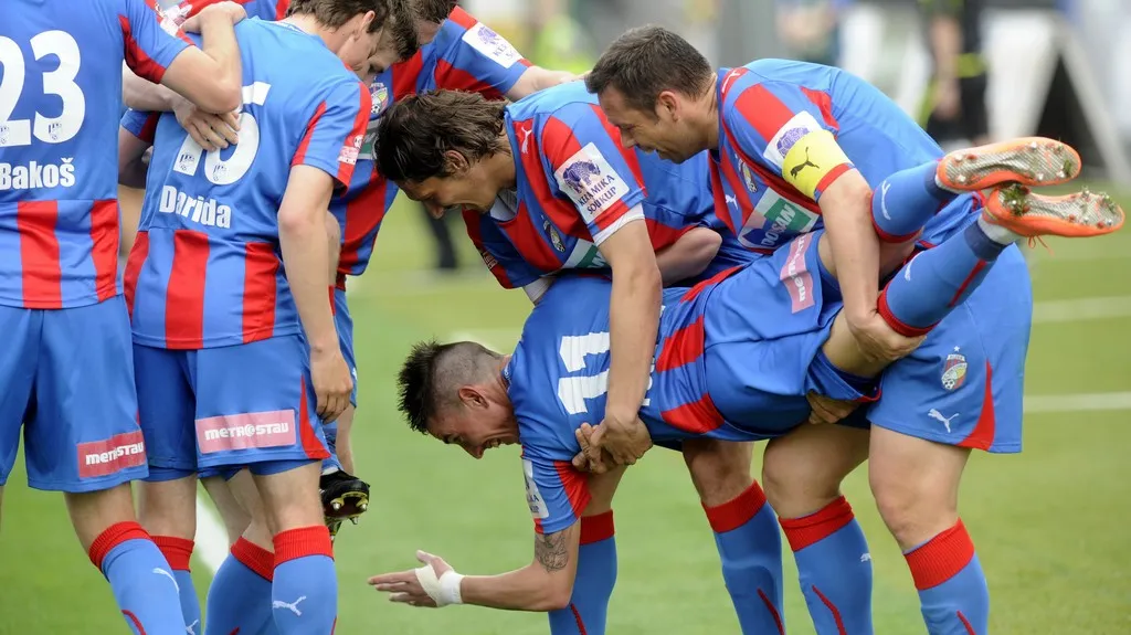 Radost fotbalistů Plzně