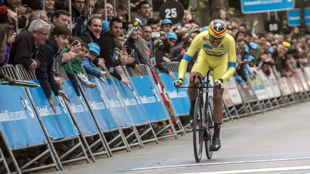 Alberto Contador vyhrál závod Kolem Baskicka