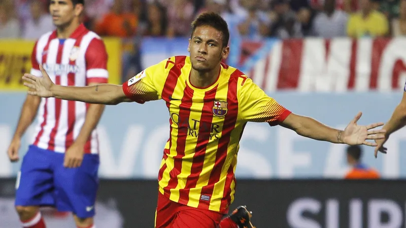 Brazilec Neymar v dresu Barcelony