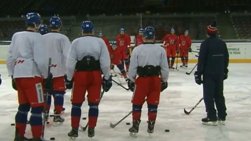 Česká hokejová reprezentace se sešla před Švédskými hrami