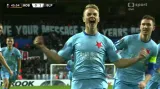 Gól v utkání FC Kodaň - Slavia Praha: Matoušek - 0:1 (46. min.)
