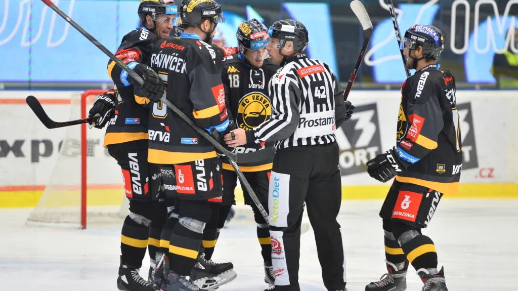 Radost hokejistů Litvínova