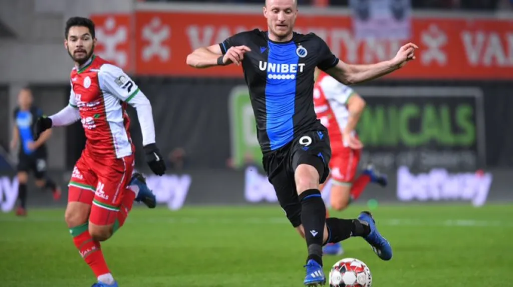 Michael Krmenčík z FC Bruggy v akci