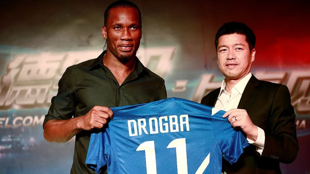 Didier Drogba v Šanghaji