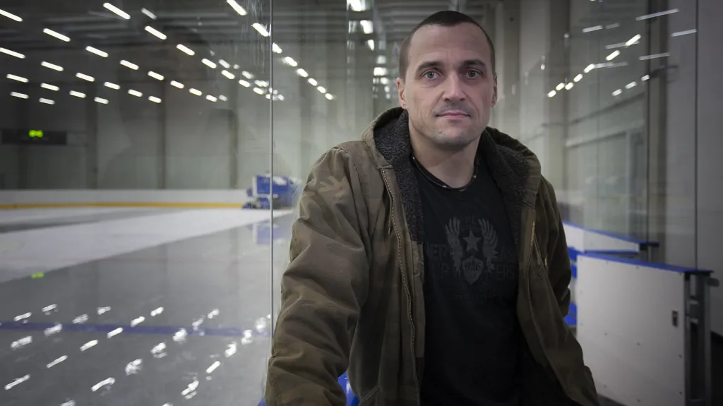 Viktor Ujčík v Merkur Ice Areně v Říčanech