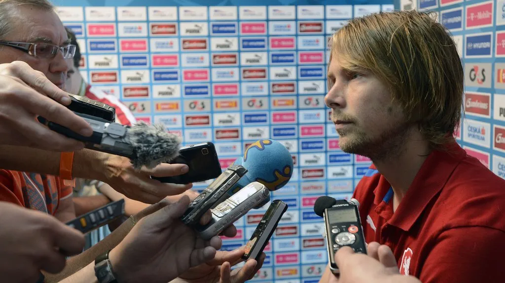 Jaroslav Plašil s novináři