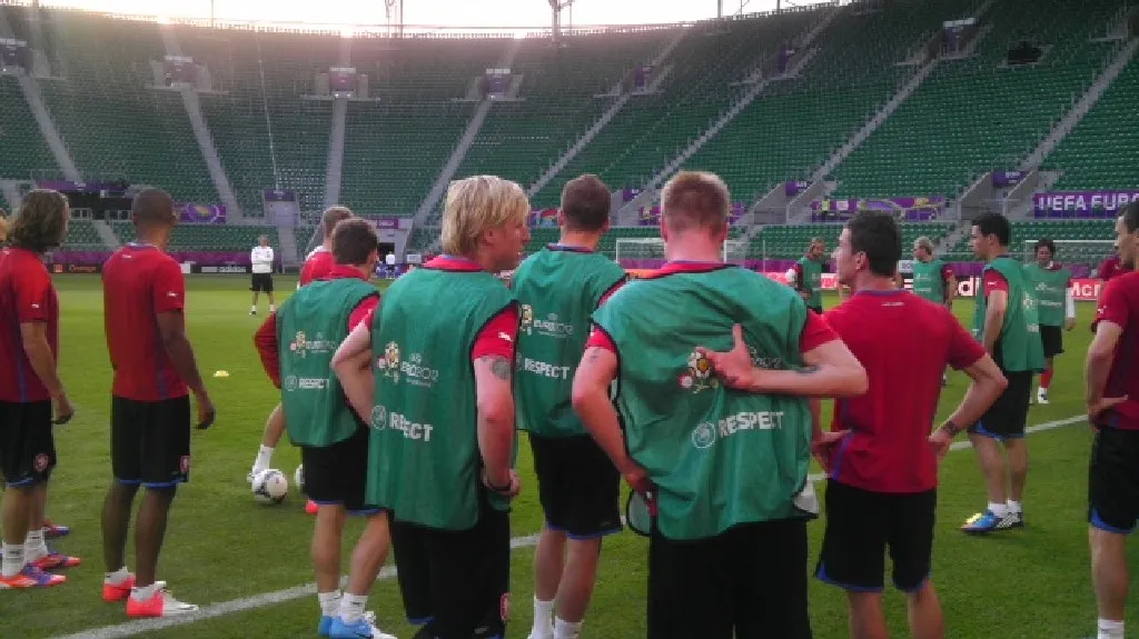 Trénink české reprezentace