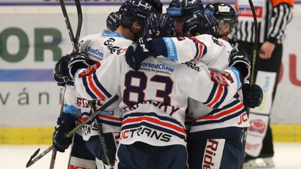 Radost hokejistů Vítkovic