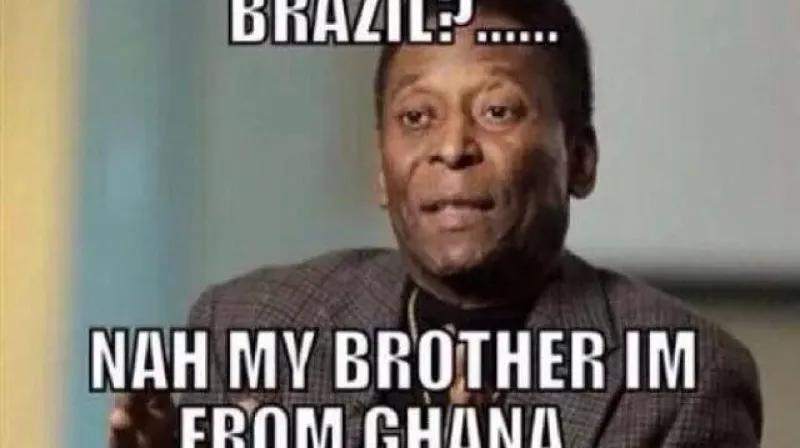 Nejlepší fotbalista všech dob Brazilec Pelé a jeho postoj