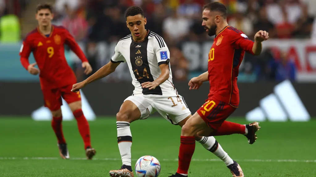 Utkání Španělsko - Německo