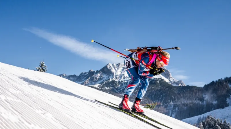 Sestřih stíhačky biatlonistek v Pokljuce